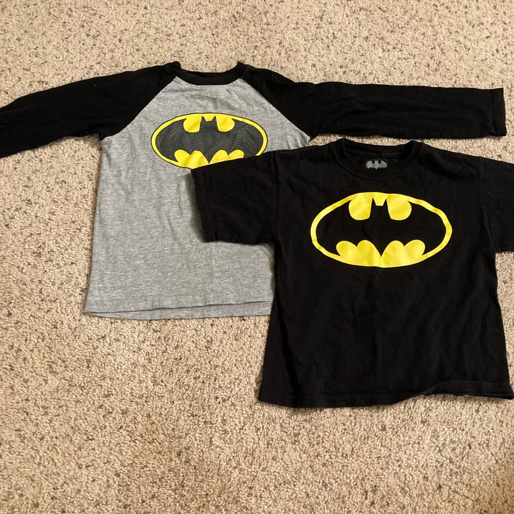 Batman Logo Black and Gray T-Shirts